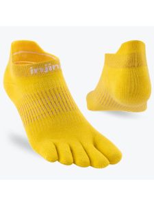 Injinji Women's Run Lightweight No‑Show Lemon