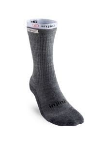 Injinji Men's Liner & Hiker Crew Charcoal Socks