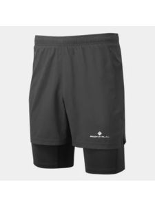 Ronhill Men's Core 5" Twin Short Black