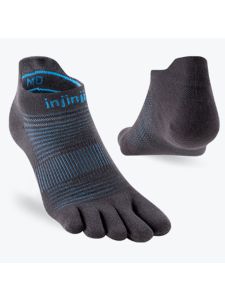 Injinji Run Lightweight No‑Show Carbon