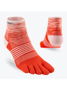Injinji Women's Trail Midweight Mini‑Crew Hibiscus