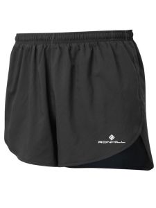 RonHill Men's Core Racer Short Black/BrightWhite