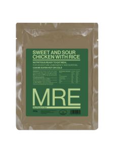 MRE Sweet and Sour Chicken with Rice 300g Ready To Eat Meal