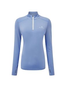 RonHill Women's Life Practice 1/2 Zip Tee Lake Blue