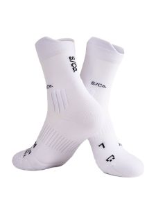 SCo Socks Crew Height Unisex Chalk White