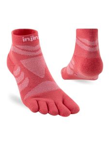 Injinji Women's Ultra Run Mini‑Crew Coral