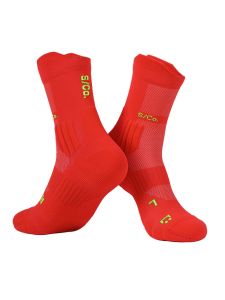 SCo Socks Crew Height Unisex Crimson