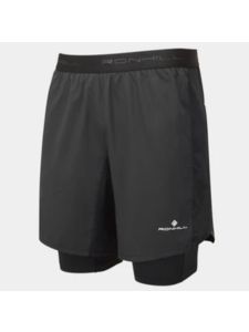 Ronhill Men's Tech 7" Twin Short Black