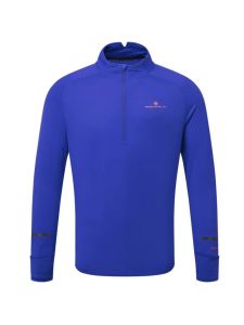 RonHill Men's Tech Prism 1/2 Zip Tee Cobalt