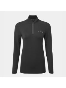 Ronhill Women's Core Thermal 1/2 Zip Black/Bright White