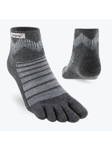 Injinji Outdoor Midweight Mini‑Crew Wool Slate