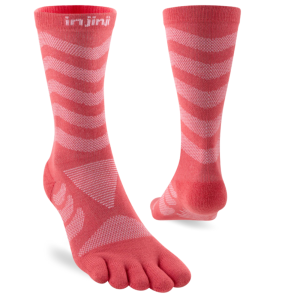 Injinji Women's Ultra Run Crew Coral Injinji Women's Ultra Run Crew Coral