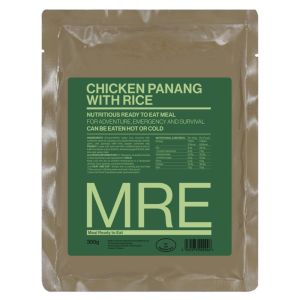 MRE Chicken Panang with Rice 300g Ready To Eat Meal MRE Chicken Panang with Rice 300g Ready To Eat Meal