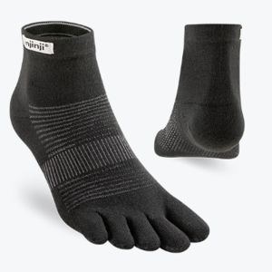 Injinji Run Lightweight Mini‑Crew Black Injinji Run Lightweight Mini‑Crew Black