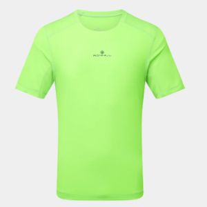 Ronhill Men's Tech S/S Tee FluoGreen/DarkCobalt Ronhill Men's Tech S/S Tee FluoGreen/DarkCobalt