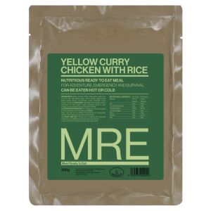 MRE Chicken in Yellow Curry with Rice 300g Ready To Eat Meal MRE Chicken in Yellow Curry with Rice 300g Ready To Eat Meal