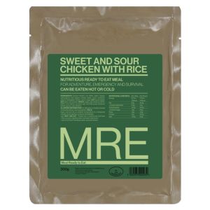 MRE Sweet and Sour Chicken with Rice 300g Ready To Eat Meal MRE Sweet and Sour Chicken with Rice 300g Ready To Eat Meal