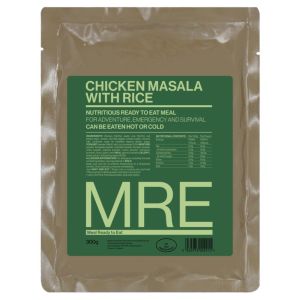 MRE Chicken Masala with Rice 300g Ready To Eat Meal MRE Chicken Masala with Rice 300g Ready To Eat Meal