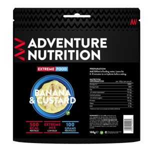 Adventure Nutrition Food Banana & Custard 500 Kcal Adventure Nutrition Food Banana & Custard 500 Kcal