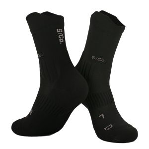 S/Co Socks Crew Height Unisex Jet Black S/Co Socks Crew Height Unisex Jet Black