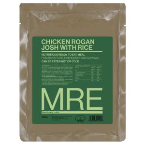 MRE Chicken Rogan Josh with Rice 300g Ready To Eat Meal MRE Chicken Rogan Josh with Rice 300g Ready To Eat Meal