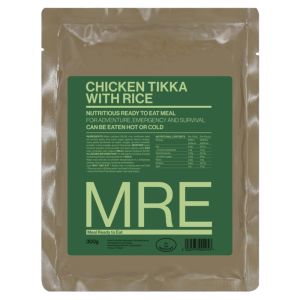 MRE Chicken Tikka with Rice 300g Ready To Eat Meal MRE Chicken Tikka with Rice 300g Ready To Eat Meal