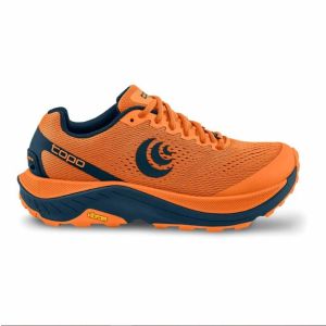 Topo Men's Ultraventure 3 Trail Shoe Orange/Navy