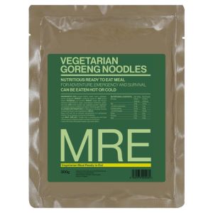 MRE Vegan Goreng Noodles 300g Ready To Eat Meal MRE Vegan Goreng Noodles 300g Ready To Eat Meal