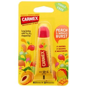 Carmex Peach & Mango Tube Lip Balm Tingle Free Carmex Peach & Mango Tube Lip Balm Tingle Free
