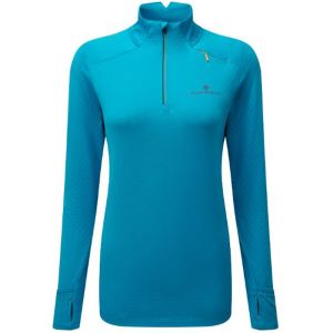 RonHill Women's Tech Prism 1/2 Zip Tee Kingfisher/Grape RonHill Women's Tech Prism 1/2 Zip Tee Kingfisher/Grape
