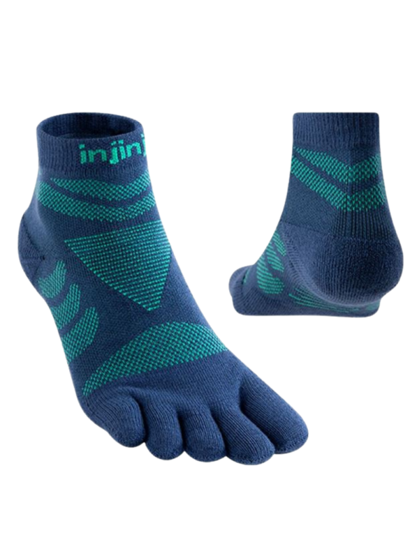 Injinji Women's Ultra Run Mini Crew Poseidon