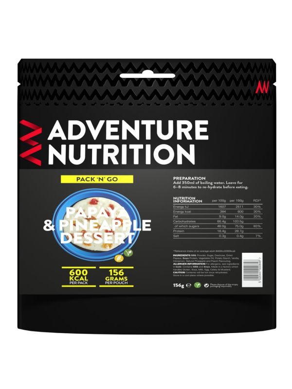 600 Kcal Pack Go Papaya & Pineapple Dessert Freeze Dried
