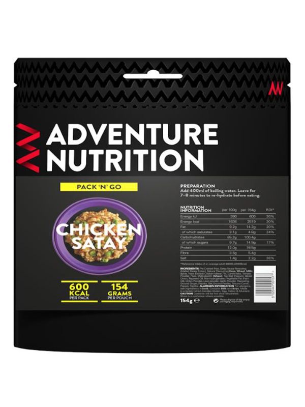600 Kcal Pack & Go Chicken Satay Freeze Dried