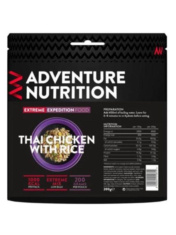 Adventure Nutrition Thai Chicken With Rice 1000kcal