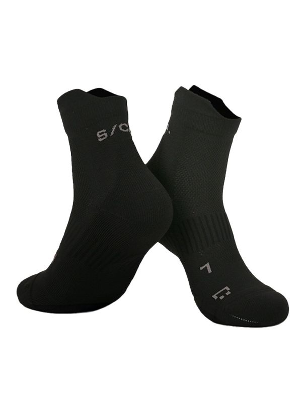SCo Socks Casual Height Unisex Jet Black