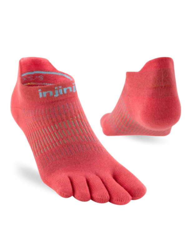 Injinji Women's Ultra Run No Show Coral