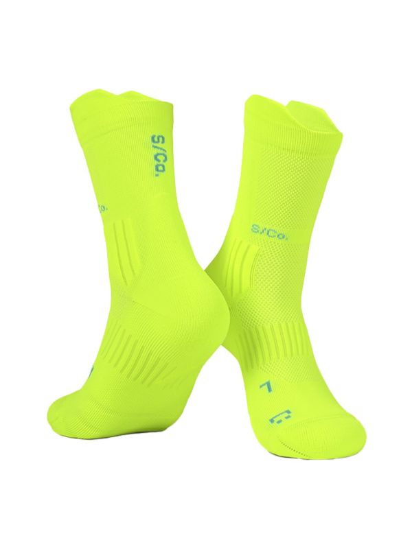 SCo Socks Crew Height Unisex Electric Neon